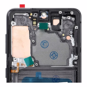 LCD ekrāns SAMSUNG S21 5G pelēks SOFT OLED ar rāmi