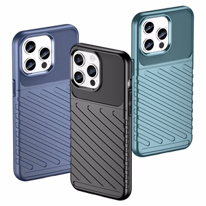 Armored iPhone 15 Pro Max Thunder Case - black