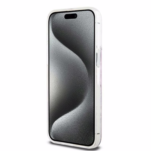 DKNY DKHCP15XLCPEPP iPhone 15 Pro Max6.7" rozā maciņš Liquid Glitter Multilogo
