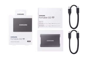 SAMSUNG Portable SSD T7 2TB grey