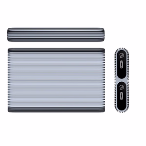 Orico AM2C3-2N divu disku ietvars diviem M.2 NVME USB-C 3.2 10Gb/s diskiem - pelēks