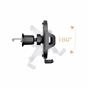 Dudao F2+ smartphone turētājs for the air vent with clamp - melns