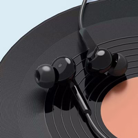 Dudao X3+ in-ear austiņas, wired, 3.5mm minijack - melns