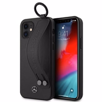 Mercedes Strap Line viedtālruņa apvalks iPhone 12 mini - Melns