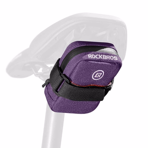 Rockbros F006 velosipēda sēdekļa soma 0.35 l - violeta
