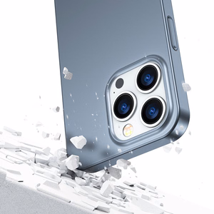 Joyroom 360 Full Чехол передняя и задняя крышка для iPhone 13 Pro + закалённое стекло серый (JR-BP935 tranish)
