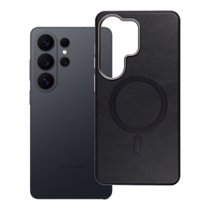 GENTLEMAN MAG COVER magnētiskais viedtālruņa apvalks, saderīgs ar MagSafe, paredzēts SAMSUNG S26 Ultra, melns