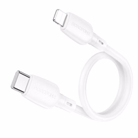 Borofone Kabelis BX93 Super Power - Typ C uz Lightning - PD 20W 0,25 metri balts