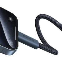 BASEUS kabelis (m) Type C uz Type C PD3.1 240W 8K 60Hz CB000068 1 m - melns (m)