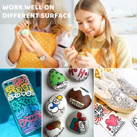 Akrila marķieru pildspalvas ARRTX, 32 krāsas