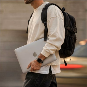 Tech-Protect Softshell maciņš priekš MacBook Neo 13 2026 - caurspīdīgi matēts