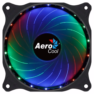 Aerocool COSMO12FRGB datora ventilators 12 cm LED RGB Molex kluss melns