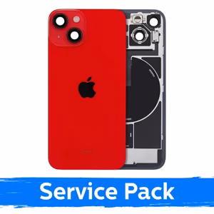 Aizmugurējais vāciņš, saderīgs ar Apple iPhone 14 / Sarkans / (Service Pack)