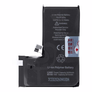 JCID baterija iPhone 15 Pro (standarta ietilpība)