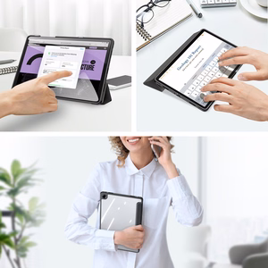 Futrālis Dux Ducis Toby Samsung X210/X215/X216 Tab A9 Plus 11.0/X230/X235/X236 Tab A11 Plus 11.0 melns