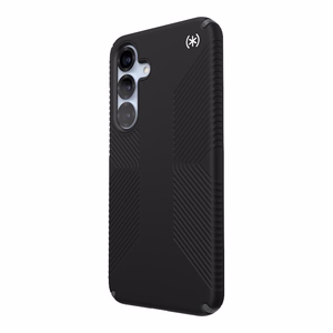 Speck Presidio2 Grip vāciņš ierīcei Samsung Galaxy S25+ / S24+, melns / slānekļa pelēks