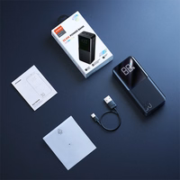 Portatīvais lādētājs Joyroom "QP193" Melns 30000mAh (22.5W / LED displejs)