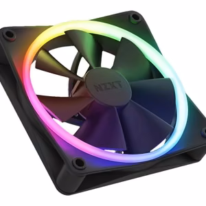 NZXT F120 RGB – trīs 120 mm ventilatoru komplekts, melns (RF-R12TF-B1)