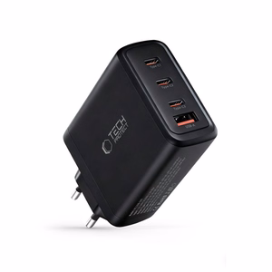 Tech-Protect NC120W-GAN 4 portu 120 W sienas lādētājs - melns