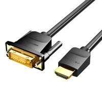 HDMI uz DVI (24+1) kabelis Vention ABFBI 3m, 4K 60Hz/ 1080P 60Hz (melns)
