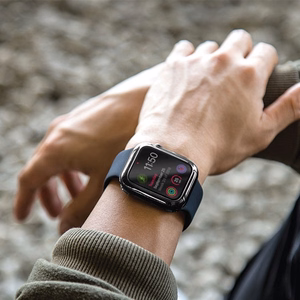 Uniq Garde apvalks Apple Watch 4/5/6/SE 44mm - pelēks