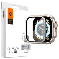 Spigen Glas.tR Slim Pro rūdītais aizsargstikls Apple Watch Ultra (49mm) - bēšs