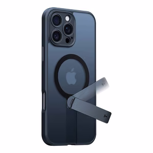 Torras Pstand Spin viedtālruņa apvalks iPhone 16 Pro - melns