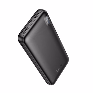 HOCO portatīvais lādētājs 10000 mAh 2A J128 melns