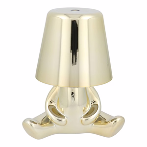 Galda lampa pie gultas GOLD MAN Art Deco sēdoša (versija 7) MLTL
