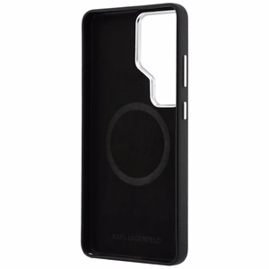 Karl Lagerfeld maciņš Saffiano KC Metal Logo MagSafe Samsung Galaxy S26 Ultra melns