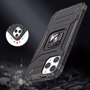 Wozinsky Ring Armor Case statīvs izturīgs aizsargvāks iPhone 13 Pro Max rozā zelts
