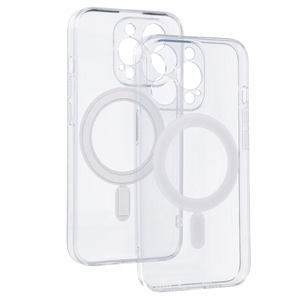 TEL PROTECT MagSilicone viedtālruņa apvalks Iphone 13 Pro caurspīdīgs