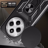 Tech-Protect CamShield Pro viedtālruņa apvalks Xiaomi Redmi 14C / Poco C75 - melns