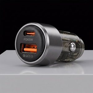 Blavec Auto lādētājs BS-05B Nitro - USB + Type C - QC 3.0 18W PD 65W (CCBS05BN-UCB) melns