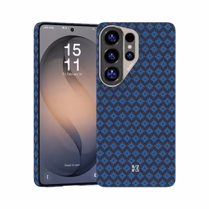 Benks Magnetic Armor Air Armor Grid Kevlar Maciņš Metal Frame 600D (A050) for Samsung Galaxy S26 Ultra zils