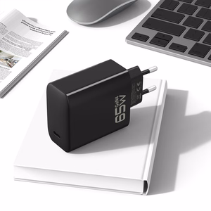 Blavec sienas lādētājs BC-8 GaN4 - Type C - PD QC 65W 3A (TCBC8G4-CB653A) melns