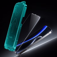 Benks Aizsargstikls Glass Warrior Privātuma priekš iPhone 14 Pro/15/16 - melns