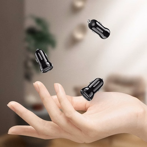 Ugreen auto lādētājs 2x USB 24W 4.8A (2x 2.4A) melns (50875)