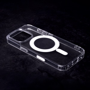 Anti Shock 1,5 mm Mag case for iPhone 16 Pro Max 6,9" transparent big hole + button