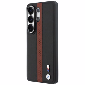 BMW Perforated Stripe Logo MagSafe Maciņš for Samsung Galaxy S26 Ultra - sarkans