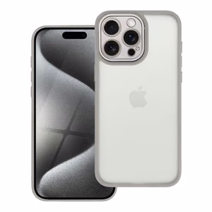 Чехол для iPhone 15 PRO MAX Variete стальной
