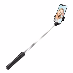Selfiju nūja WRY1S teleskopisks statīvs 0.7m telefonam - melna