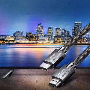 Ugreen HDMI 2.1 kabelis 8K 60 Hz / 4K 120 Hz 3D 48 Gbps HDR VRR QMS ALLM eARC QFT 2 m pelēks (HD135 70321)