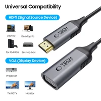 Tech-Protect UltraBoost HDMI / VGA FULL HD 60 Hz adapteris - melns