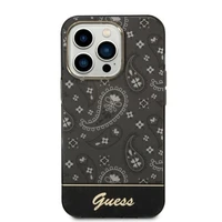 Guess Bandana Paisley iPhone 14 Pro 6.1" apvalks - melns