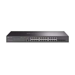 Komutators TP-LINK Omada TL-SG3428XMP L2+ 4xSFP+ PoE+ 24 portu 384W