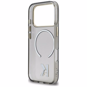 Karl Lagerfeld IML K Head Logo MagSafe Maciņš for iPhone 17 Pro Max - melns