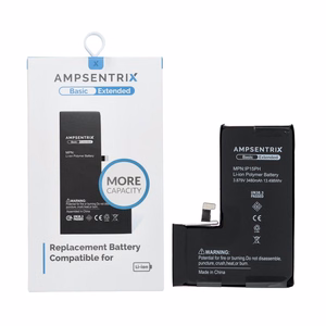 AmpSentrix Basic baterija iPhone 15 PRO (palielināta ietilpība 3480 mAh)