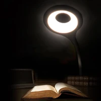 Mini Wozinsky bezvadu LED lasīšanas lampa ar klipsi + USB-C kabelis - Melna