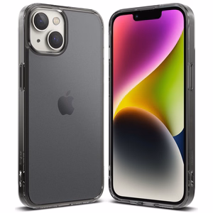 Ringke Fusion Matte apvalks iPhone 14 Plus ar gēla rāmi – pelēks